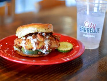 City Barbeque Bama Crispy Chicken Sandwich