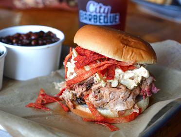City Barbeque Firecracker sandwich