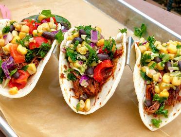 City Barbeque Double-Smoked Brisket Taqos