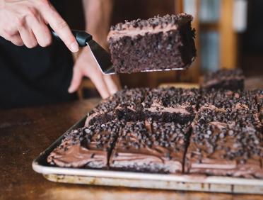 City Barbeque Triple Chocolate Cake