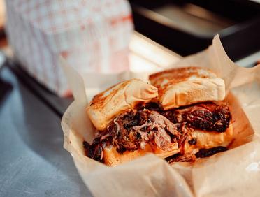 City Barbeque sandwich