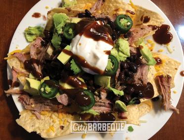 Homemade City Barbeque nachos