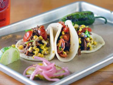 City Barbeque Double-Smoked Brisket Taqos