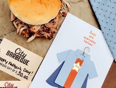 City Barbeque gift card and bonus card