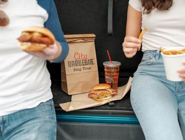 Treating Dad to City Barbeque