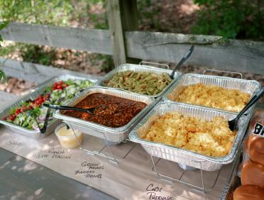 City Barbeque Catering spread