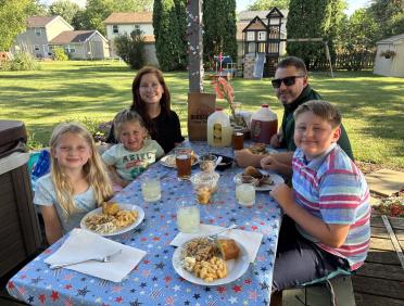 Family Enjoying Family Pack
