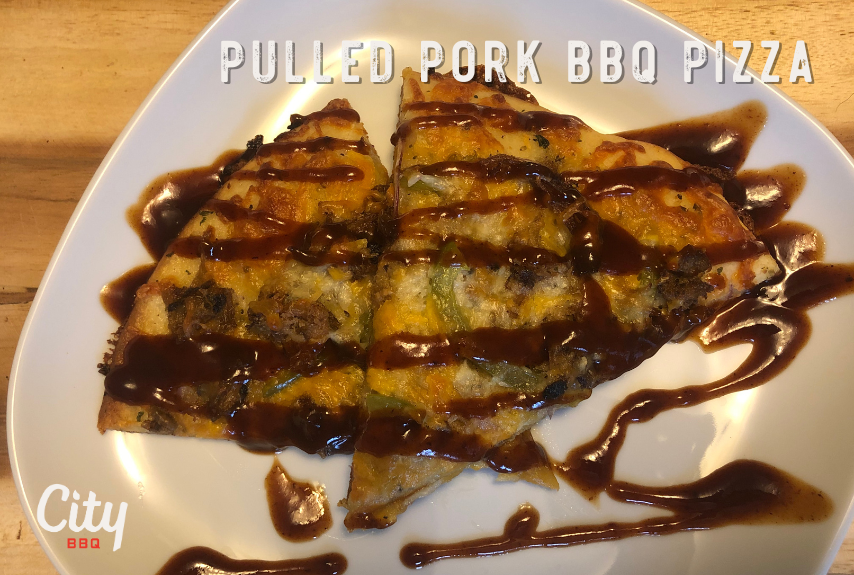 pulled pork bbq pizza